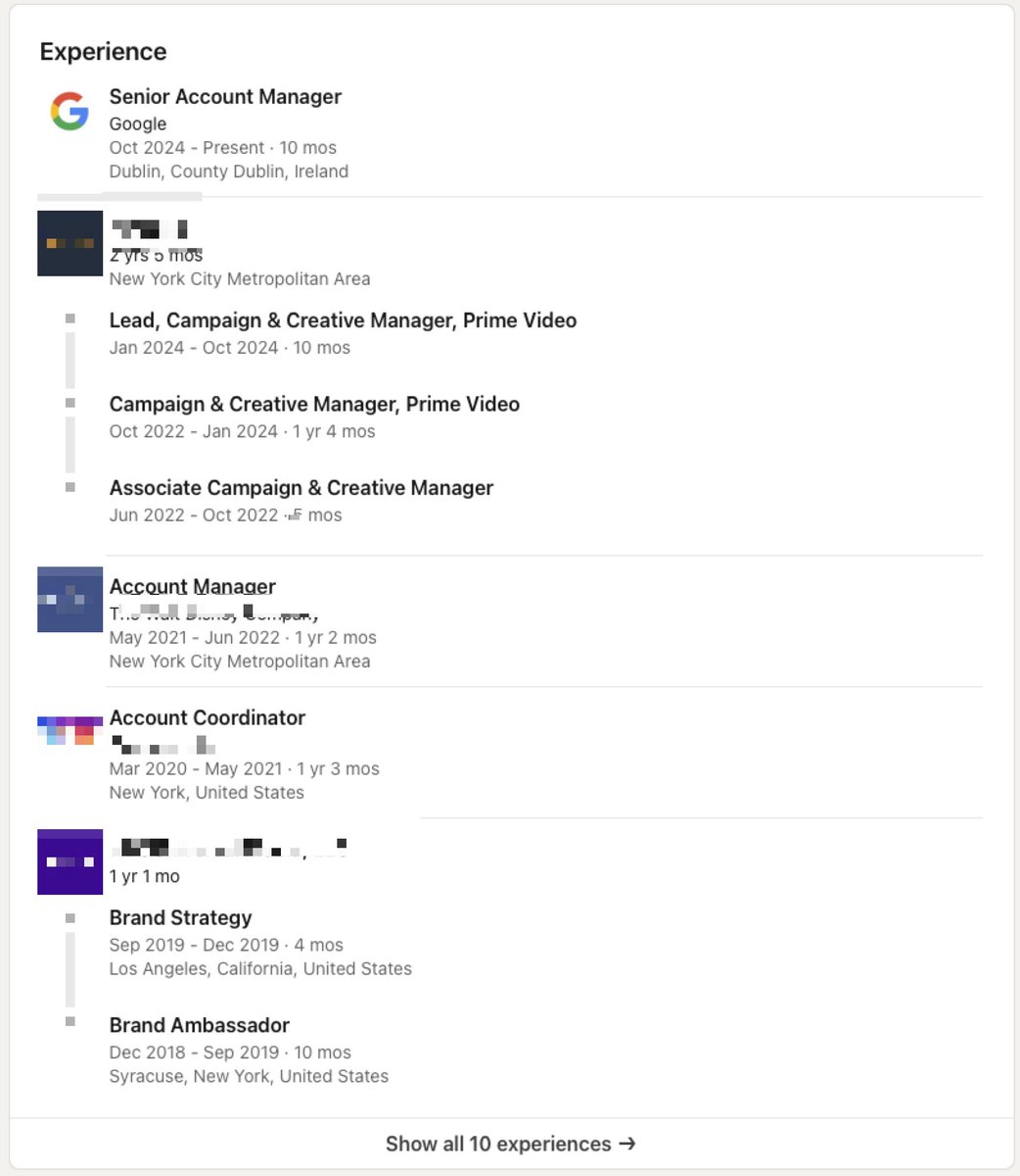 Google Rep reaching out with alarming notes?

Worried you might be missing important tips from them? 

Check the rep's linkedin profile first. 

In this case, the AM has 10 months of experience. 

Yeah, I think I pass.
