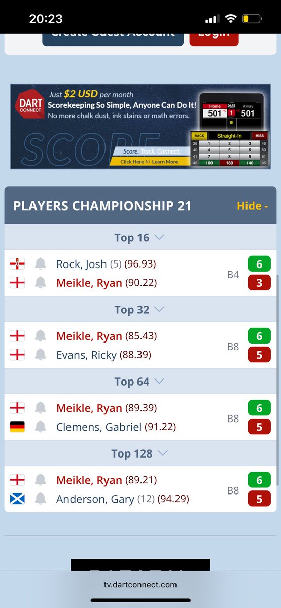 Nice little last 16 in today’s pro tour event in Leicester, off to Germany tomorrow for Euro tour in Kiel 🇩🇪 🎯 thanks to my sponsors as always 💪<a href="/ModusDarts180/">MODUS Sports</a> <a href="/MissionDarts/">Mission Darts</a> <a href="/TuffStuff_UK/">TUFFSTUFF WORKWEAR</a> <a href="/halonxtgen/">Halo</a> 💈💈