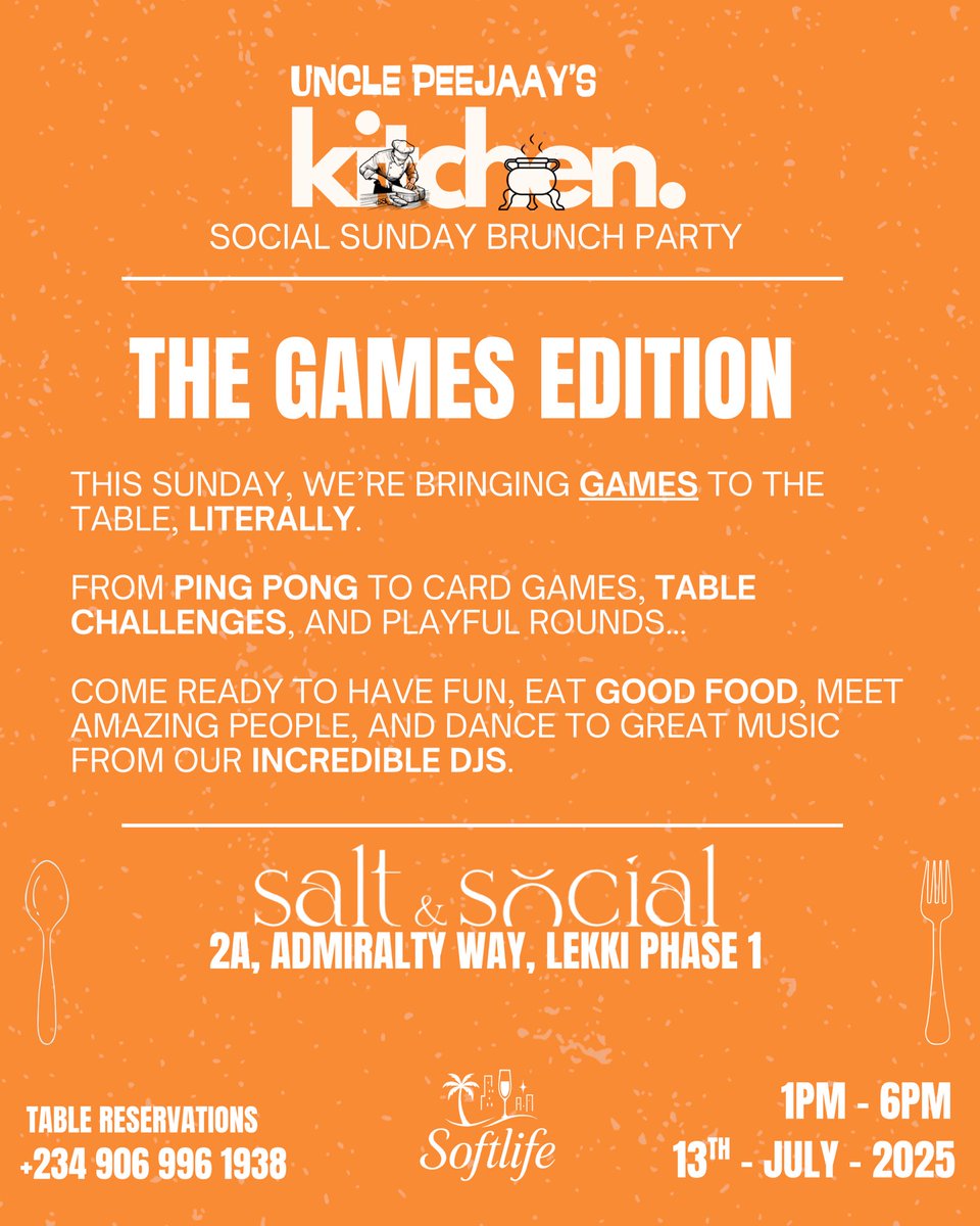 upj_kitchen's tweet photo. FULL GAMES MODE THIS SUNDAY at Uncle Peejaay's kitchen SUNDAY
BRUNCH... https://t.co/haLL4OBrRR
