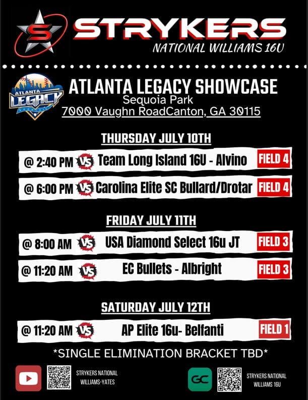 Mariah (@mariahramirez08) on Twitter photo See you in Atlanta!!!
<a href="/NationalEsparza/">Strykers National Esparza ๐</a>
<a href="/Strykers27_Nat/">Strykers National Williams-Yates-27</a> See you in Atlanta!!!
<a href="/NationalEsparza/">Strykers National Esparza ๐</a>
<a href="/Strykers27_Nat/">Strykers National Williams-Yates-27</a>
