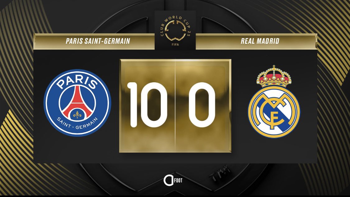🚨 BUUUUUUUUUUT DE KYLIAN MBAPPÉ !!! ❤️💙

PARIS 🇫🇷 10-0 🇪🇸 REAL MADRID

#PSGRMA #coupedumondedesclubs #CDM #mbappe