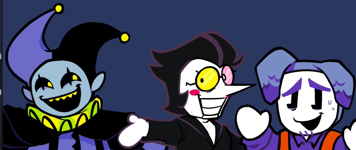 PaperySomething's tweet image. I’m drawing something and oughh
They’re all so cute you kinda forget that 2 of them were ready to commit murder