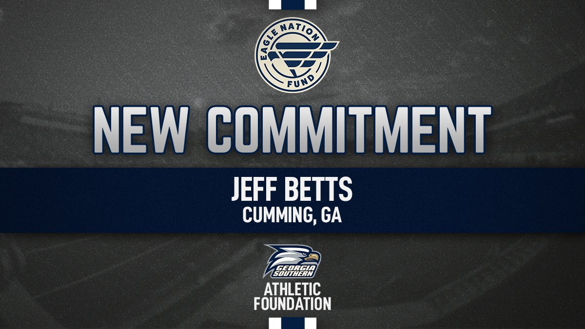 GSUAF's tweet image. Starting off the week with a huge thank you to Jeff Betts for his recent commitment to Georgia Southern Athletics! His dedication to our Eagle student-athletes is greatly appreciated and making a huge impact! 🦅
#HailSouthern