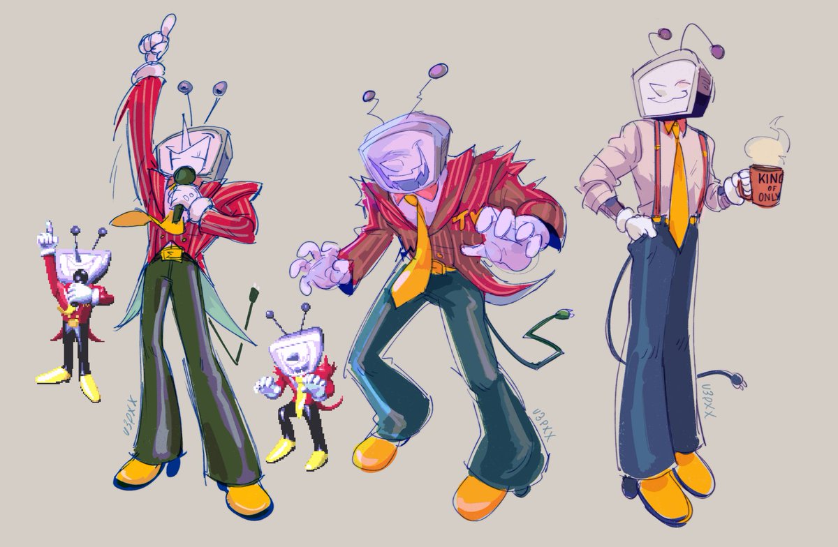 assorted tenna #deltarune doodles