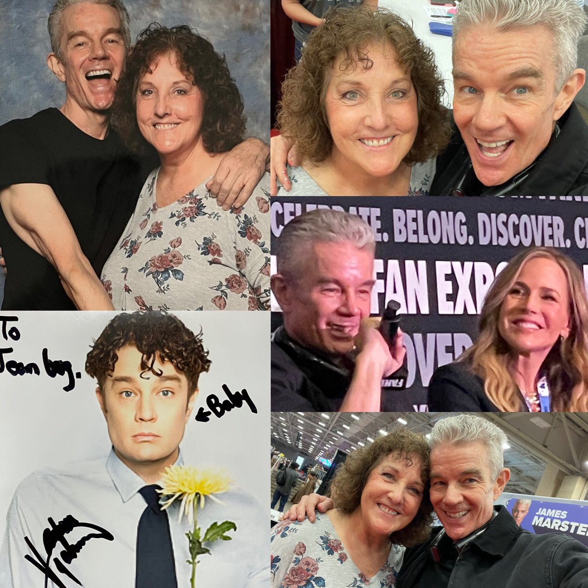 jeanbugc's tweet image. Great time at @FANEXPODallas with @JamesMarstersOf and @juliebenz… ❤️