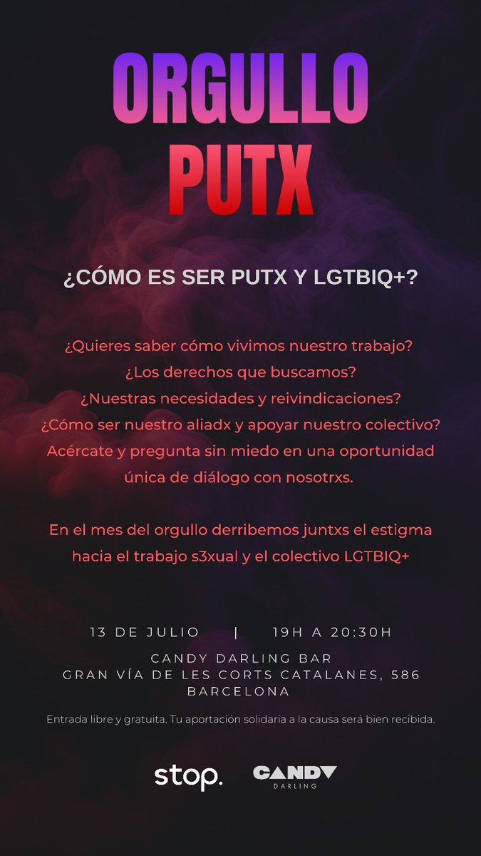 ONG Stop #SaludSexual #LGTBIQ tweet media