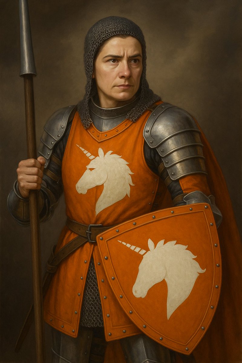 ThomasPercy's tweet image. Some Tony Szczudlo arts with AI colors and my coat of arms.
#Boeruine #Avanil #Alamie and AI woman bodyguard of #Coeranys
#BirthrightMeetsAI
@Samwise7RPG
@DungeonNoir
@rpgcyrusrite
@WeeWheaton
@SikorskaAnia
@Kartaugh
@Zacctastic
