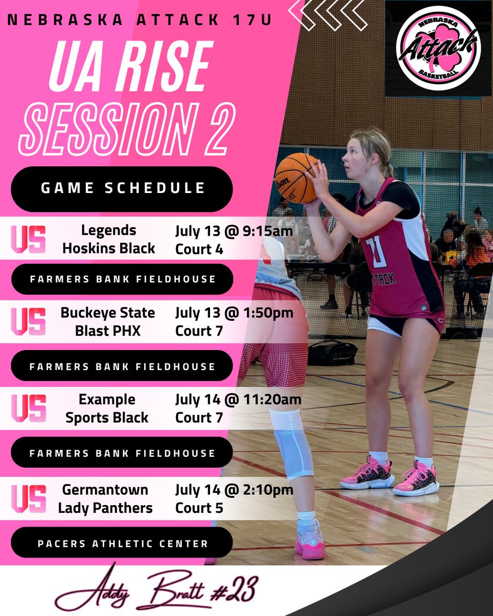 AddisonBratt's tweet image. 🚨🚨SCHEDULE UPDATE🚨🚨