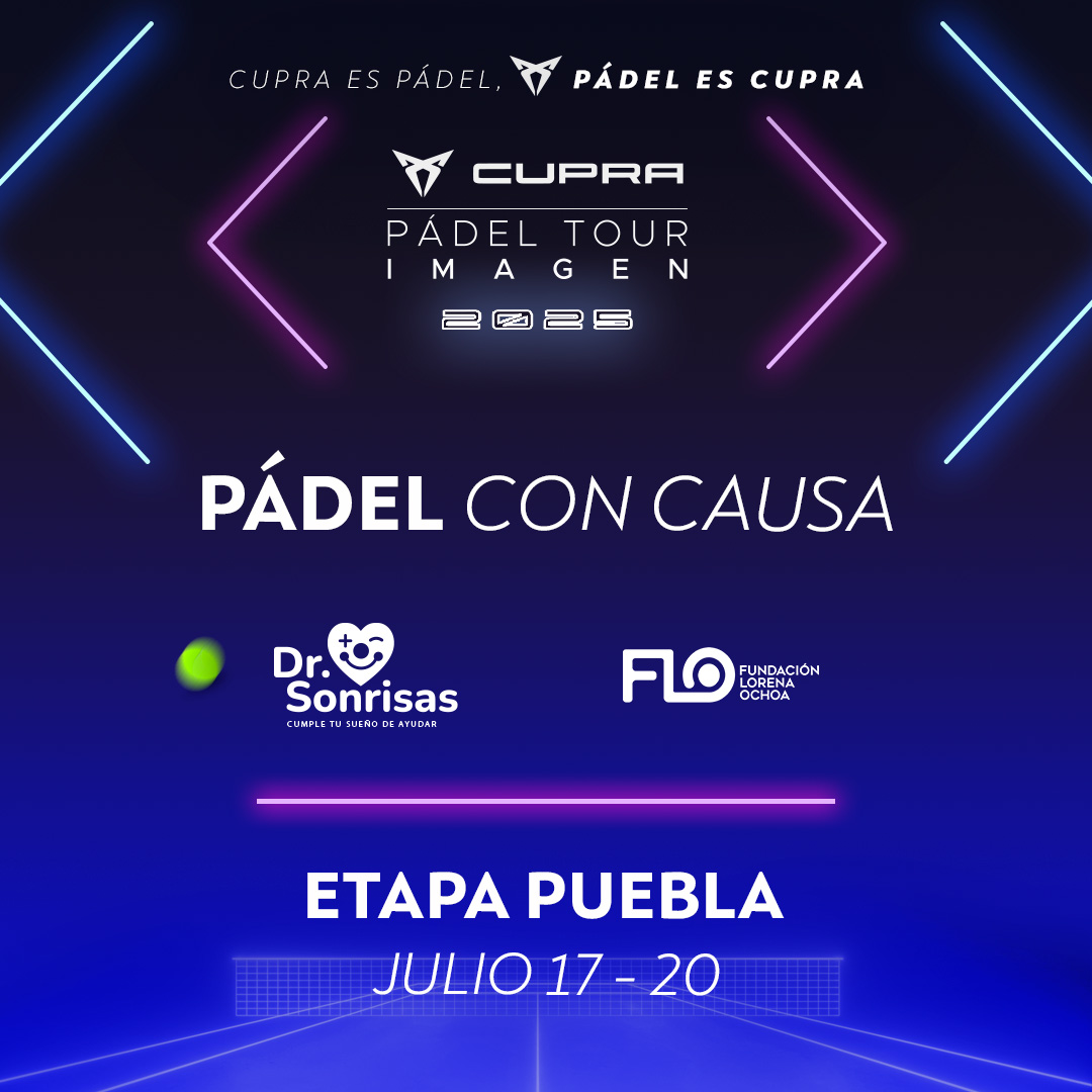 Imagen Radio (@imagen_mx) on Twitter photo ¡Puebla será sede del primer PÁDEL CON CAUSA! Una dinámica donde además de jugar con técnica, se juega con el corazón 🏓 Ven a #InvictoPadel 🏆
#CupraPádelTourImagen, <a href="/DrSonrisasAC/">Dr. Sonrisas</a> y <a href="/fundacionlorena/">FundaciónLorenaOchoa</a> se unen en esta iniciativa
#PádelMéxico #PadelTime ¡Puebla será sede del primer PÁDEL CON CAUSA! Una dinámica donde además de jugar con técnica, se juega con el corazón 🏓 Ven a #InvictoPadel 🏆
#CupraPádelTourImagen, <a href="/DrSonrisasAC/">Dr. Sonrisas</a> y <a href="/fundacionlorena/">FundaciónLorenaOchoa</a> se unen en esta iniciativa
#PádelMéxico #PadelTime