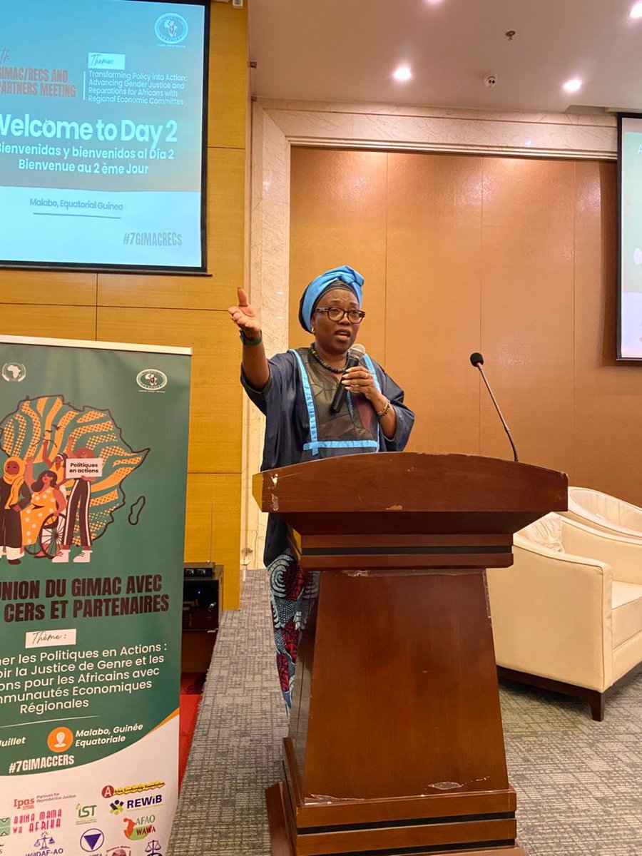 REWIB_Africa's tweet photo. Our Founder &amp; @GimacNetwork Chairperson,  Dr. Helen Kezie-Nwoha and Susan Asio, our Senior Policy Advisor, participated at the #7GIMACRECs &amp; Partners Meeting. We played a key role in discussions on #WPS, emphasizing the need to transform commitments into coordinated actions. https://t.co/tiwY7n7s9O