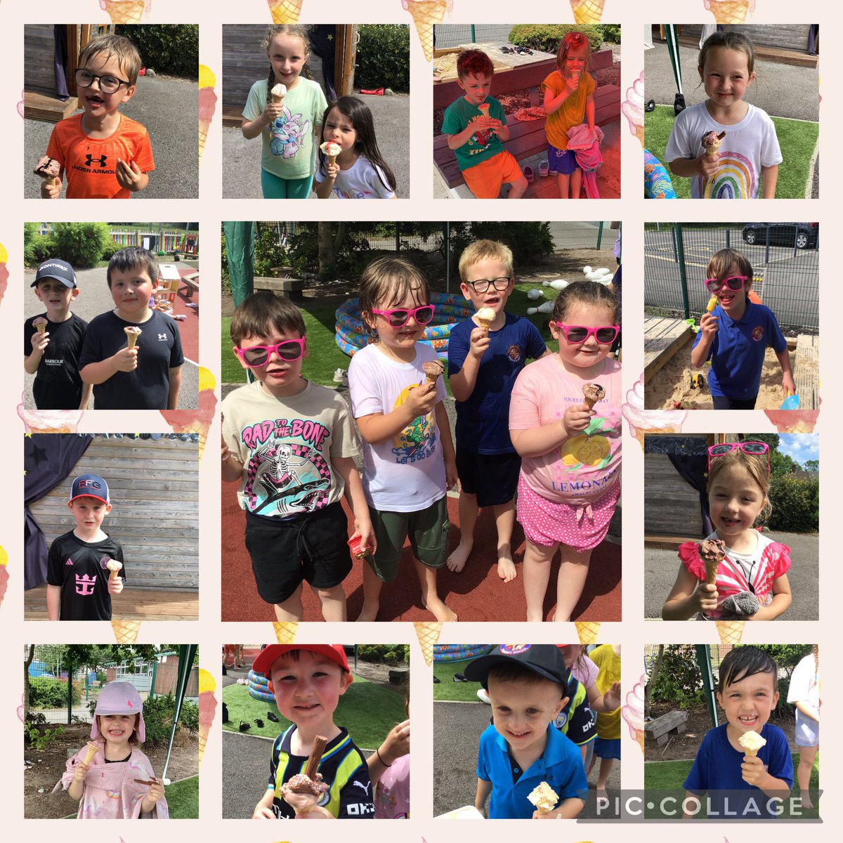Yummy yummy ice creams at our beach day celebration 🍦😋 #HBCherry #HBWillow #icecream
