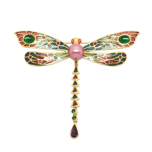 I absolutely love the colours in this vintage Joan Rivers Plique A Jour Enamel Dragonfly Brooch Pin ✨️

#vintageshowandsell #VintageJewellery #VintageFinds #ShopVintage