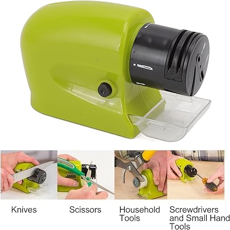 AlsaifSayed's tweet image. مسن سكاكين كهربائي مزود بمحرك، اداة شحذ سكاكين كهربائية للمطبخ المنزلي للحواف المسننة المستقيمة، ادوات المطبخ
تصميم متعدد الوظائف: يمكن لآلة شحذ السكاكين الكهربائية شحذ السكين والمقص ومفك البراغي وما إلى ذلك.
amzn.to/4627U4D