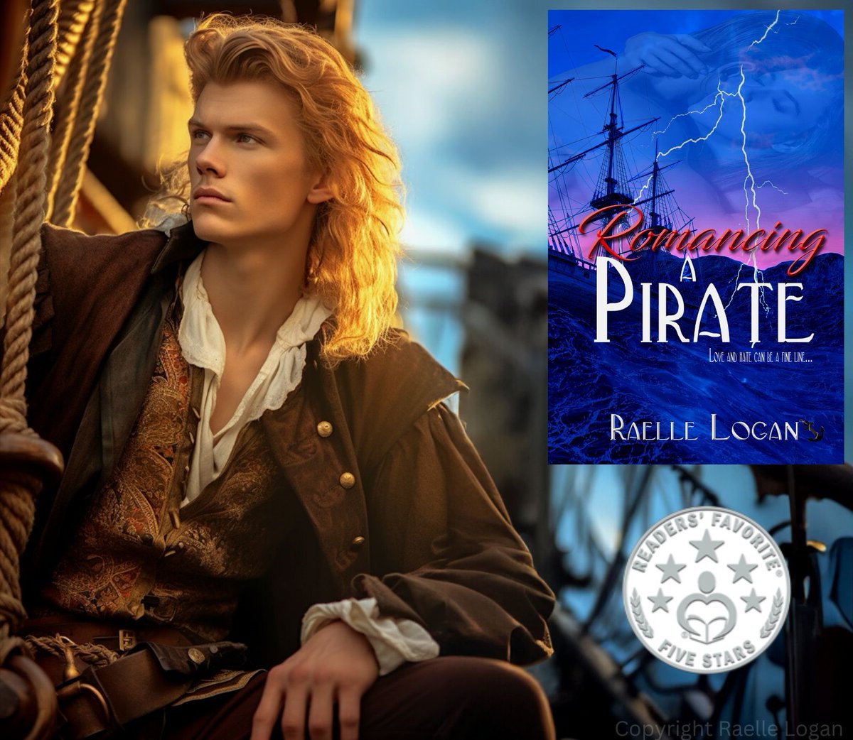 On the high seas, Hunter Draylin is a lethal weapon. Lone Stafford is the daughter of his enemy, the one seductive woman who can drop him to his knees. #romance #PirateBooks #RomanceReaders #RomanceBooks #HistoricalFiction #SwoonWorthyHero #SwordFights #SwashBucklingPirates