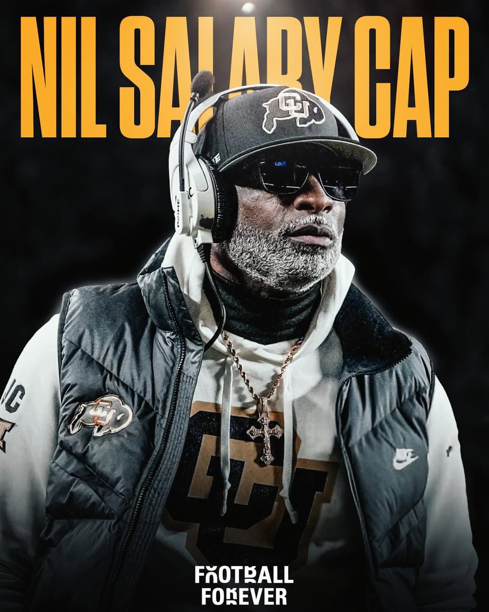 Colorado HC Deion Sanders wants an NIL salary cap in college football, similar to how the NFL operates💰

“All you gotta do is look at the College Football Playoff and see what those teams spent, and you’ll understand darn well why they’re in the playoffs.”