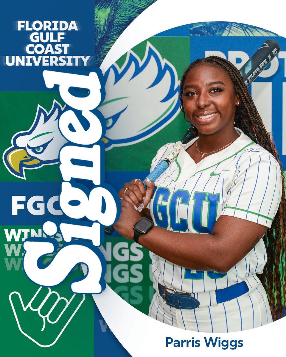 FGCU_Softball's tweet image. Welcome to The Nest Parris 🦅

#Wegles