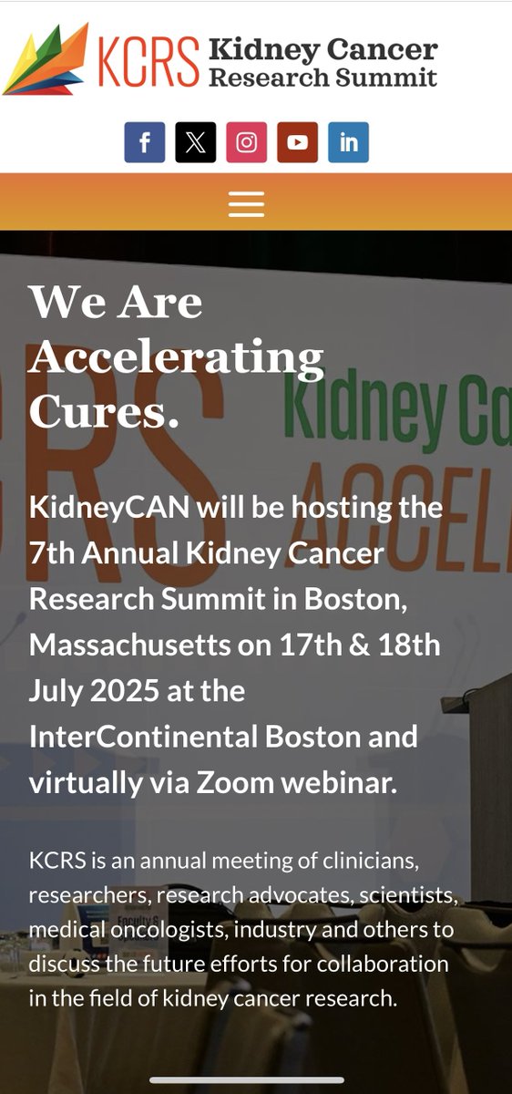 CJSTRAV3's tweet image. I’m still here—because KCRS connected me to a Global community that NEVER gives up. Kidney cancer doesn’t define us. Next stop: Boston July 17th & 18th-Join Us! #KCRS2025 #AcceratingCures @kidneycan @DrChoueiri @DanaFarber @DanaFarber_GU @MikeSerzanMD @BradMcG04 @VincentWenxinXu