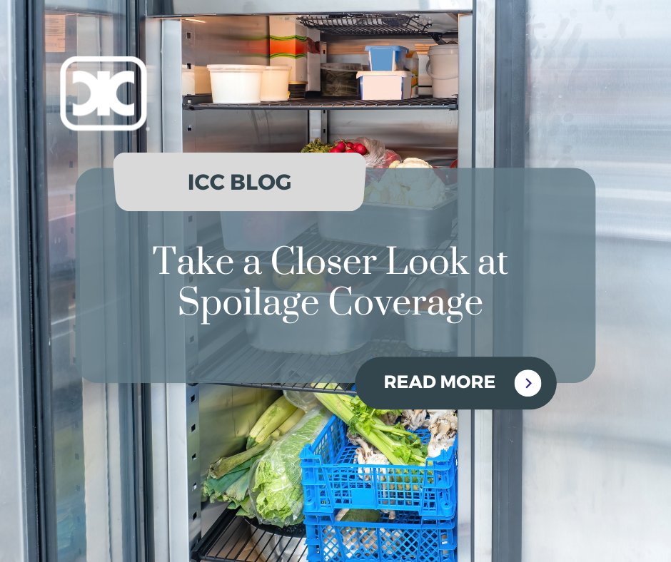 ICCInsurance's tweet photo. This week's #ICCBlog post, written by Annie Stontz, Marketing Representative; Anne Roush, Property Claims Representative; and Tawnya Dinh, Property Claims Representative, dives into the essentials of spoilage coverage. Read more https://t.co/Iudotdm5HP
#ICCInsurance https://t.co/z9fuFEPSY8