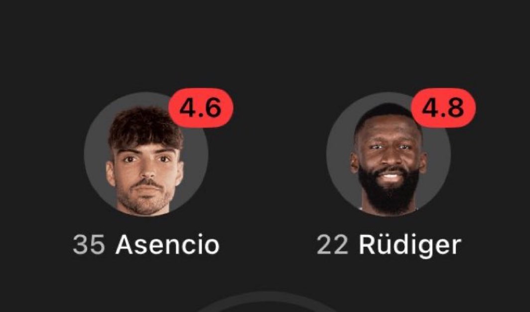 موضوع انك تعتمد موسم كامل على رودريغير او اسينسيو مع هويسين راح نشوف الكوارث الحاليه