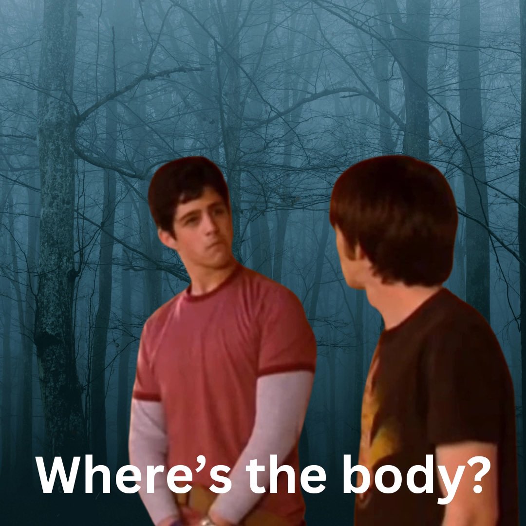 WARNING! Do not go in the woods. You might find: 

💀 a monster who looks human 
🏳️‍⚧️ me, the feral guy who killed the monster
❤️‍🩹 my ex bf (who I’m definitely over) (he’s helping me find the monster’s body guys, be cool) 
🔪 wait…where tf is the body?? 

#UnhingedPit #YA #H #Q