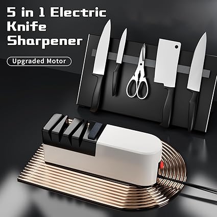 AlsaifSayed's tweet image. مسن سكاكين كهربائي، نظام شحذ السكاكين 5 في 1 مع شفرة مستقيمة، مسن سكاكين ماسي احترافي لشحذ وإصلاح وشحذ السكاكين،
مسن السكاكين الكهربائي الخاص بنا يلبي احتياجات مسن السكاكين الأساسية للحياة اليومية. ستعيد بناء حدة سكاكينك مع تأثير شحذ كبير في 30 ثانية فقط.
amzn.to/4kyfnvQ