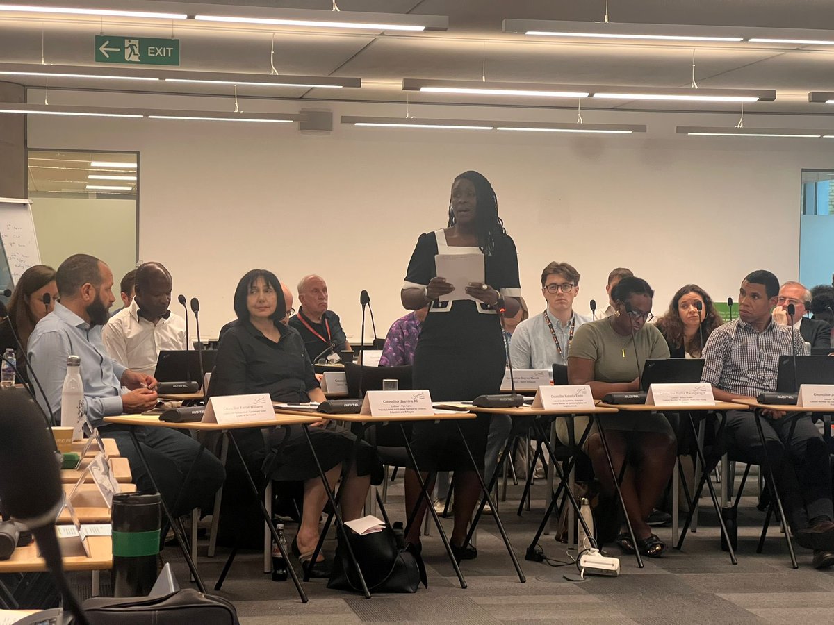 SouthwarkLabour's tweet image. Speaking to the themed motion, Cllr Natasha Ennin passionately outlines the work Southwark’s Labour council is doing with our communities, partner organisations and the police to prevent crime and antisocial behaviour in our borough