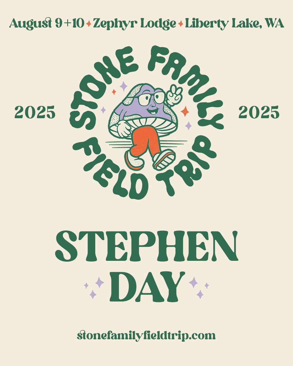 heystephenday's tweet image. Hopping in the van for the Stone Family Field Trip. It’s gonna be a BLAST. Tix on sale now! stephenday.lnk.to/SFFT2025IS