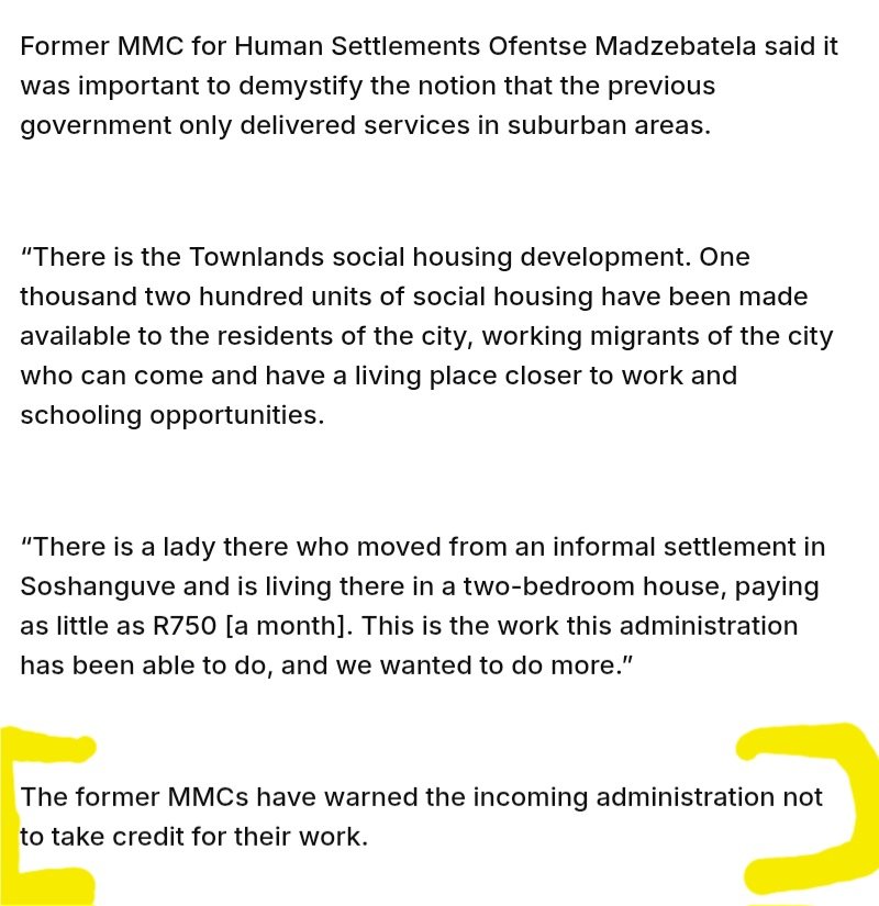 Yoh, this is disgusting - Michael Beaumont unashamedly expropriating the Townlands Social Housing Project in Tshwane for Mayor Nasiphi Moya / ActionSA.