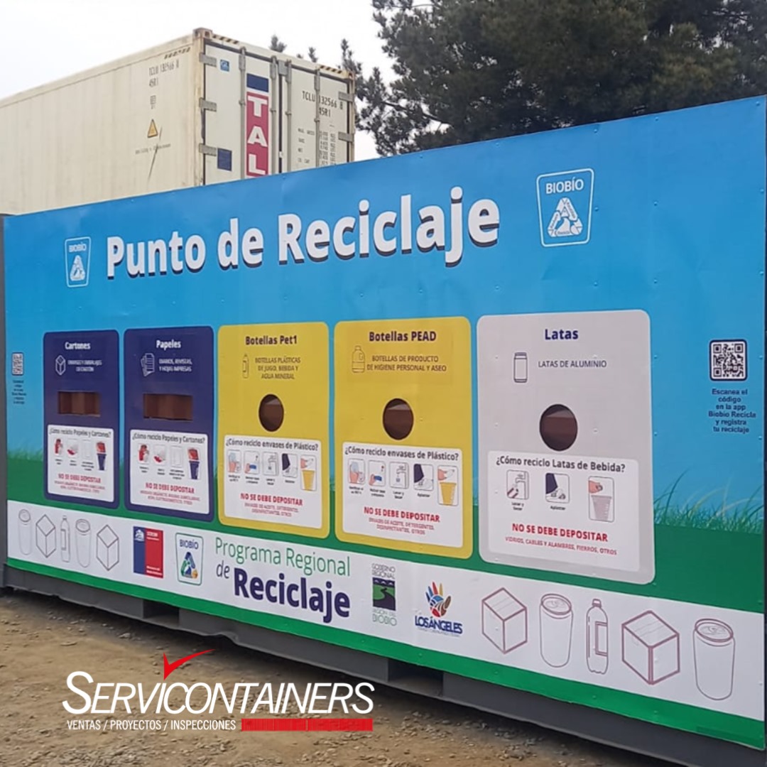 ♻️ De contenedor marítimo a punto de reciclaje: #sostenibilidad en acción 🌍🚢

En #Servicontainers creemos que cada container tiene una segunda vida... y una gran misión. 💪

📩 Escríbenos. Podemos diseñarlo juntos
svc@servicontainers.cl

#Reciclaje #PuntosLimpios #Contenedores