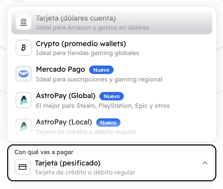 impuestito_org's tweet photo. Puse algunas recomendaciones al elegir el medio de pago, me pareció más util que mostrar el valor del usd https://t.co/18LDDMuyQO