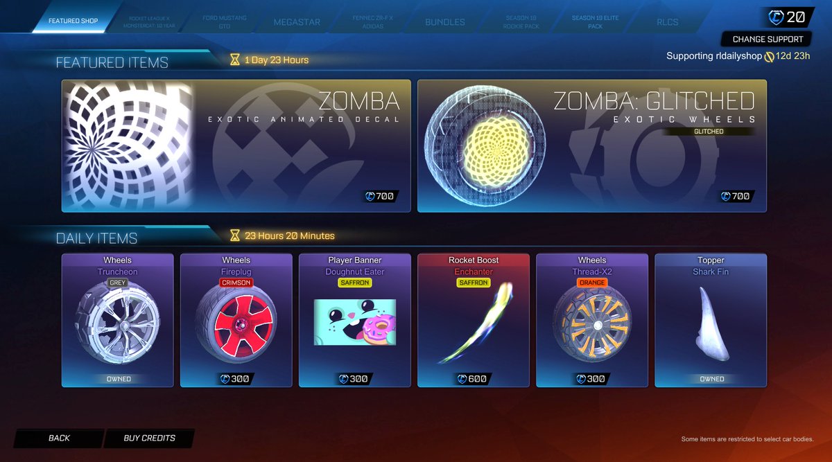 Rocket League Shop tweet media