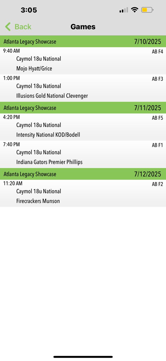 Chloe Younggren 2026 (@c34younggren) on Twitter photo I’m excited to go back to GA for Atlanta Legacy this weekend! Come see us at Al Bishop Park!
<a href="/impactcaymol/">Impact Caymol</a>
<a href="/Acozart44/">Ashley Cozart</a> <a href="/CoachHawkinsUNA/">Whitney Hawkins</a> <a href="/CoachPena_BSU/">Helen Peña</a> <a href="/JoelWorthington/">Joel Worthington</a> <a href="/CoachDot_LU/">Dot Richardson</a> I’m excited to go back to GA for Atlanta Legacy this weekend! Come see us at Al Bishop Park!
<a href="/impactcaymol/">Impact Caymol</a>
<a href="/Acozart44/">Ashley Cozart</a> <a href="/CoachHawkinsUNA/">Whitney Hawkins</a> <a href="/CoachPena_BSU/">Helen Peña</a> <a href="/JoelWorthington/">Joel Worthington</a> <a href="/CoachDot_LU/">Dot Richardson</a>