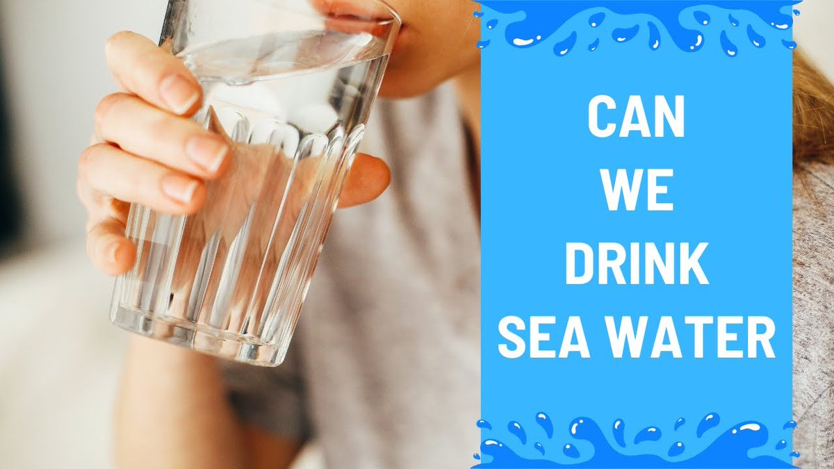 Dying 💀☠️of thirst in the middle of the ocean? Seawater won't save you. It will kill you faster.
Find out what really happens when you drink it and why some animals can survive what we can't:
youtu.be/Wc23CZXCNdg