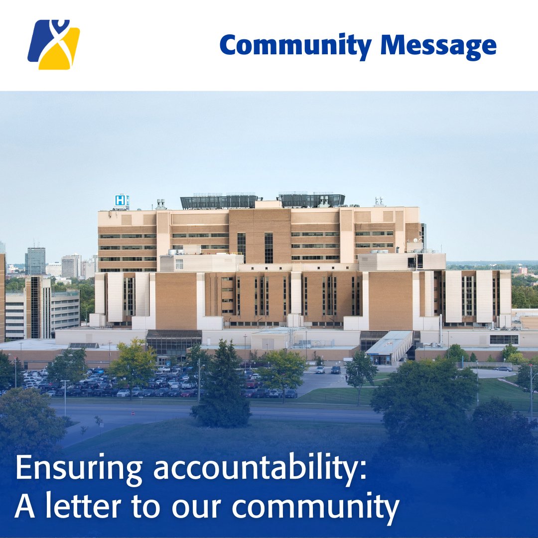 LHSCCanada's tweet image. Accountability matters and that’s why we are sharing an update on an internal investigation regarding past financial practices at London Health Sciences Centre.

Read our letter to the community: lhsc.on.ca/news/ensuring-…