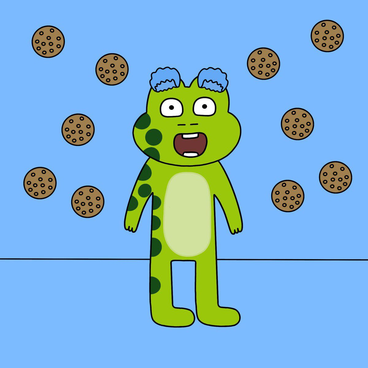 I love cookiesssss #FROGGER