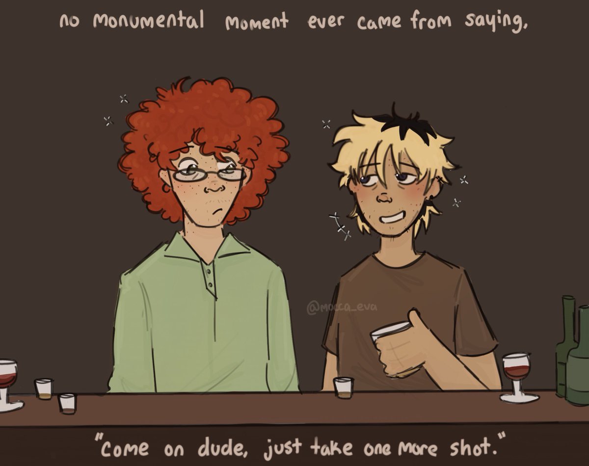 mocca_eva's tweet photo. Song: Re-Do by Modern Baseball

#sptwt #spstan #spkyle #style #southpark #southparkfanart #stanmarsh #kylebroflovski https://t.co/oCORJebMcS