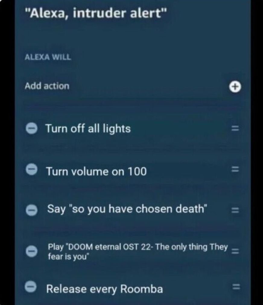 BigRedCeltTT's tweet image. My FBI agent reading my Google search history:
“Cheap bulk Tannerite”
“Cheap bulk steel ball bearings”
“How much weight can a roomba carry and still move”
My FBI agent seeing the memes on my phone: