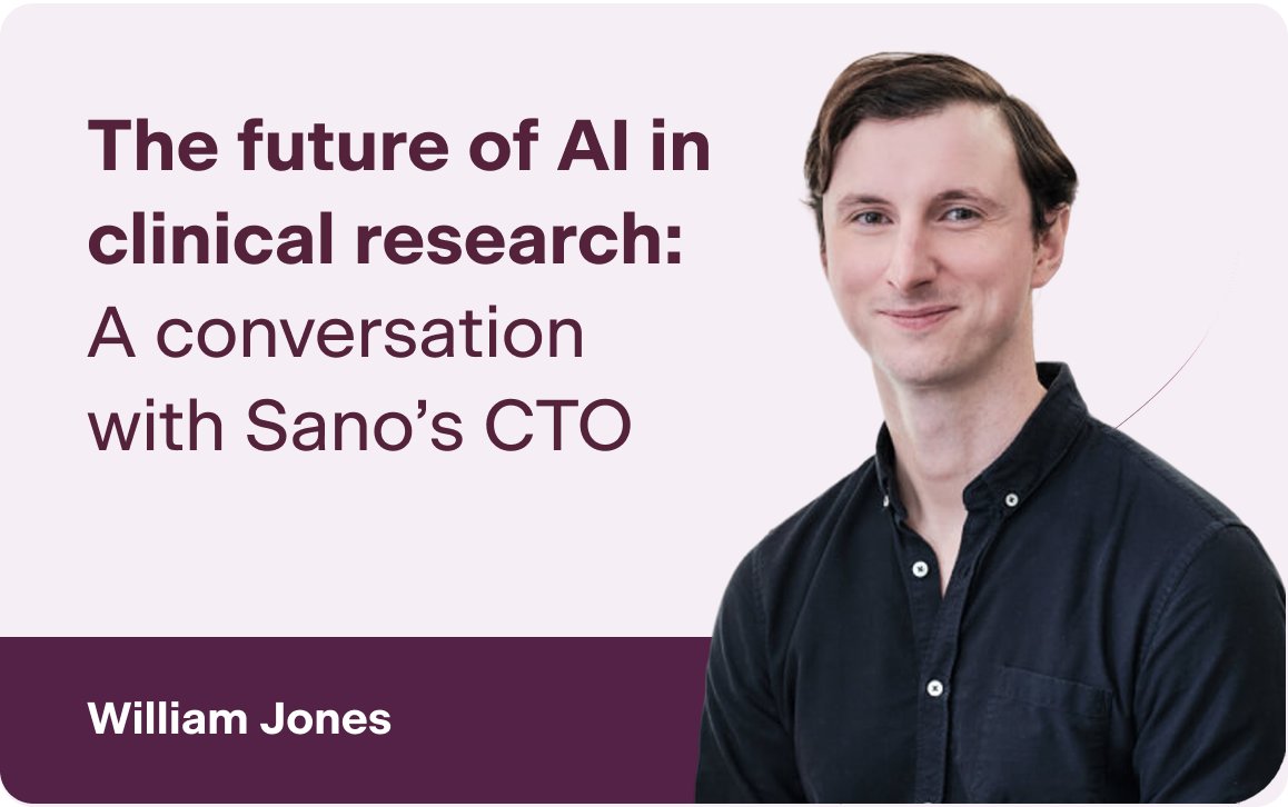 sanogenetics's tweet image. AI is changing how we design clinical trials, but it’s not just about speed. It’s about smarter workflows, better tools, and thoughtful integration.
💬 In this conversation, William Jones, CTO of Sano, shares practical lessons from embedding AI into trial setup, team culture,…