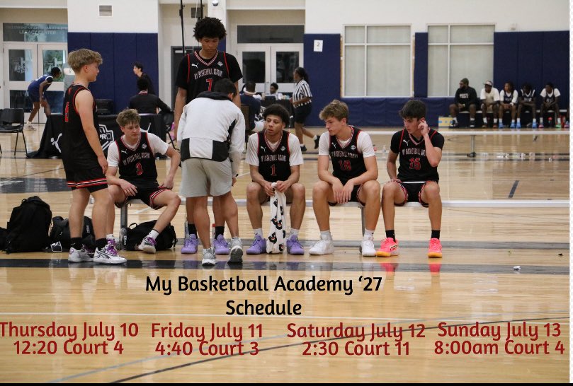 Here is our 16u schedule for the weekend! We will be in the Greater Richmond convention center all weekend.