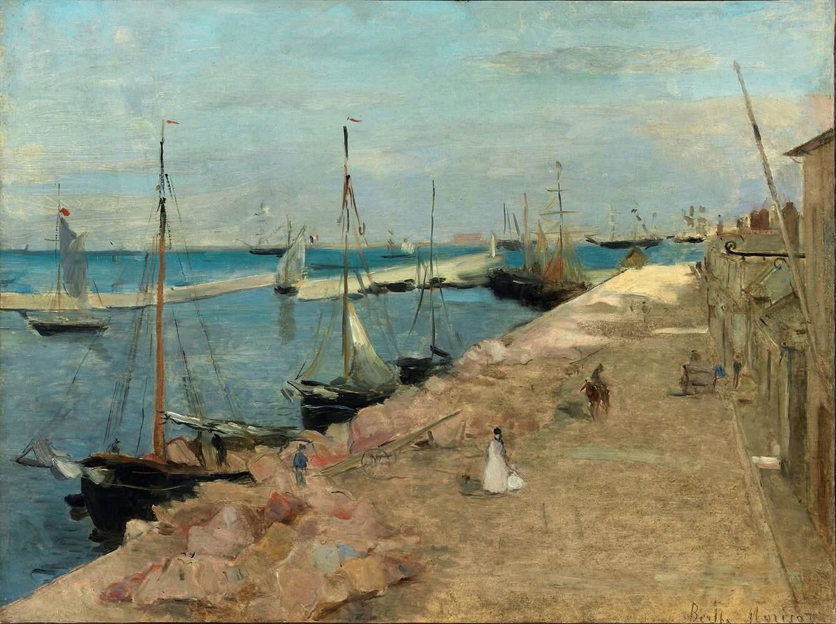 Berthe Morisot - Le port de Cherbourg (1871)
#morisot #arte #art