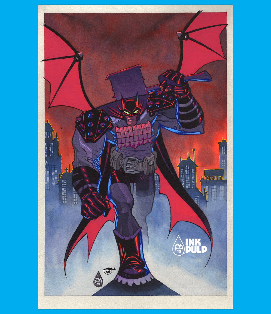 inkpulp's tweet image. OUT TODAY! My Absolute Batman cover! Hand painted, all craft, no short cuts! Have you seen it in the wild? Let me know!
💀
The original painting is available NOW through @sequenceart . Link below!
essentialsequential.com/product/absolu…