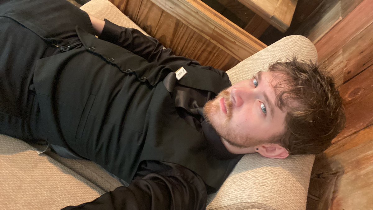 All ready for work and unhappy about it