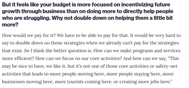 Erica Williams (@ericawilli) on Twitter photo Truly astounded by <a href="/MayorBowser/">Mayor Muriel Bowser</a>'s comments. The social safety net isn’t designed to get more people moving here, more tourists, or more jobs. It’s about meeting basic human needs in a city with extreme racial inequity and a high cost of living. washingtonian.com/2025/07/08/int… 1/ Truly astounded by <a href="/MayorBowser/">Mayor Muriel Bowser</a>'s comments. The social safety net isn’t designed to get more people moving here, more tourists, or more jobs. It’s about meeting basic human needs in a city with extreme racial inequity and a high cost of living. washingtonian.com/2025/07/08/int… 1/