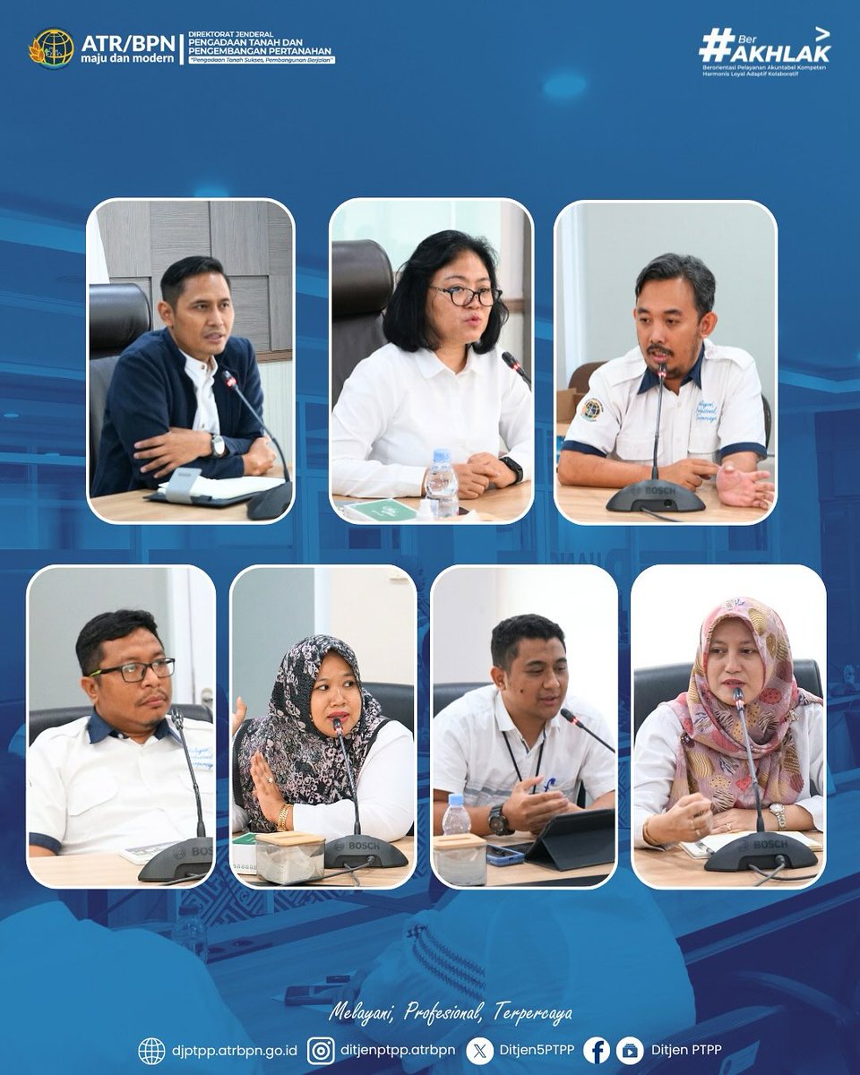 KANTAHKABKUDUS's tweet photo. Jakarta - Rabu, 9 Juli 2025, Ditjen PTPP melalui Direktorat Penilaian Tanah dan Ekonomi Pertanahan menyelenggarakan kegiatan pembahasan penyiapan ruang Studio Peta kegiatan Integrated Land Administration

#SobatPTPP
#ILAPS
#DitjenPTPP
#EkonomiPertanahan
#SobatNilaiTanah https://t.co/nR3IQKEYxQ