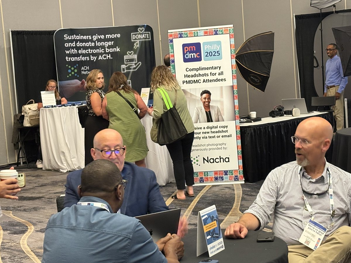 NachaOnline's tweet image. Haven’t stopped by yet? Visit the ACH Network booth at #PMDMC26 for your free headshot and learn how ACH helps stations grow recurring donations and simplifies your vendor payments.
@GreaterPublic @Brad_Smith_AAP @DebbieBarrAAP