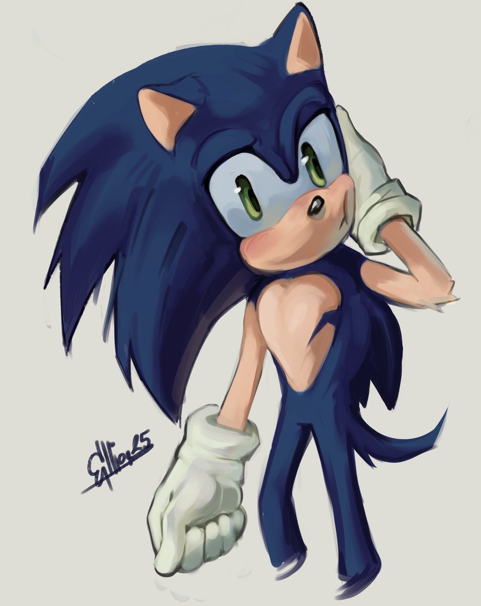 Haven't posted in a while!  A bit of Sonic for y'all #SonicTheHedgehog  #sonicfanart #Sonic