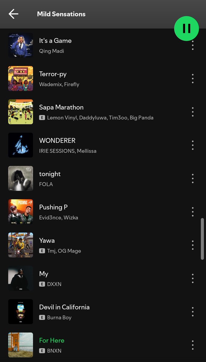 A new edition of 'Mild Sensations' is upon us again 🚀
Just like the description says, on here, you'll find bubbling songs that deserve mainstream activity 📈
A 100 songs, one aim — DISCOVER UNDERRATED SOUNDS

👤 Tblizze <a href="/Tblizze/">ESCAPE WITH THE AFRICAN BULLY 👽💚</a> covers this edition

🔗: open.spotify.com/playlist/4ocla…