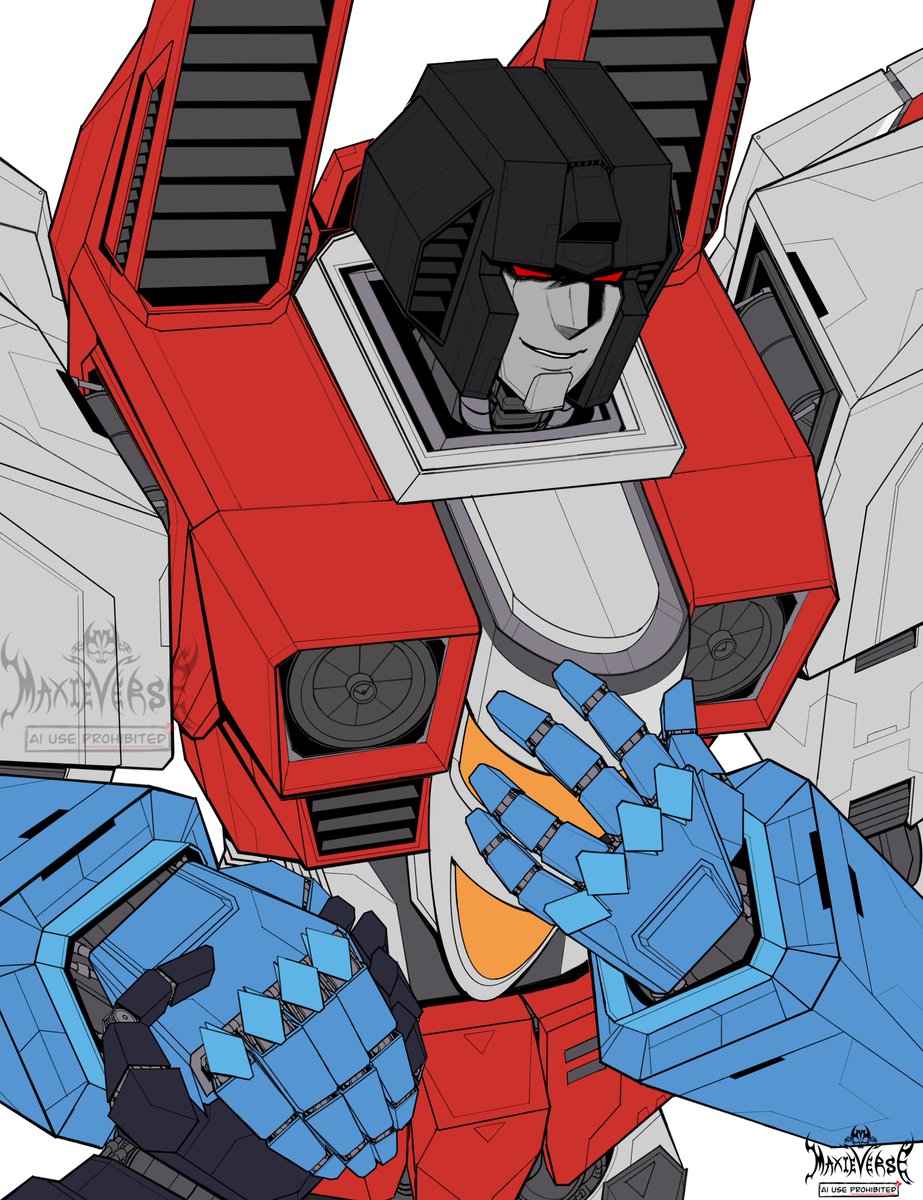 Maxieverse's tweet image. Starscream ver that escaped the vault #transformersart #Transformers #Maccadam #starscream