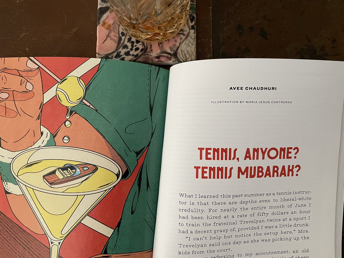 Incredibly excited to have a story in the summer issue of <a href="/SouthwestReview/">SwR</a>, with some stunning artwork by Maria Jesus Contreras. Get your copy today! Read all the great stuff in here and read my story for tennis tips, strategies and lore.