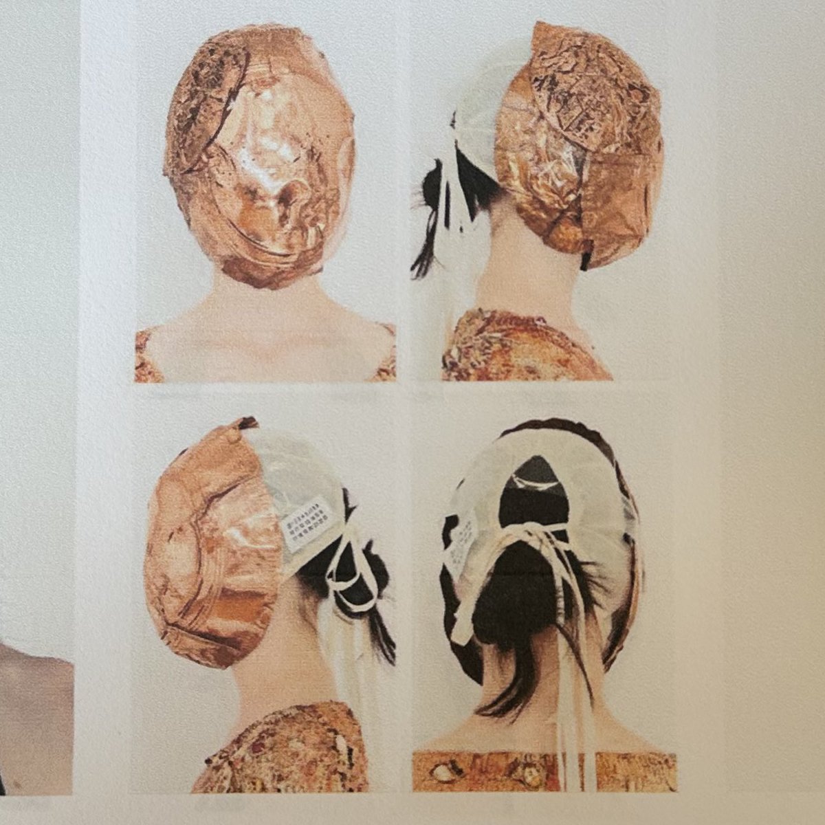 ZavikJr's tweet image. Details of my mask. it’s made of copper and yes you can see in that